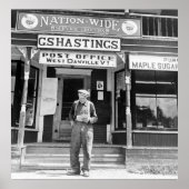 Poster West Danville, VT, Poste, années 1940 (Devant)