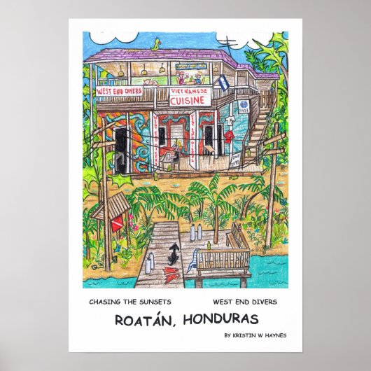 Poster West End Divers (Voorkant)