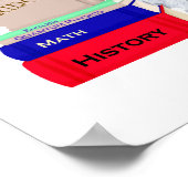 Poster West Highland White Terrier Retour à l'école (Coin)