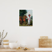 Poster West Indian Man of Colour, direction two Carib Wom (Cuisine)