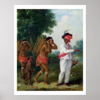 West Indian Man of Colour, direction two Carib Wom