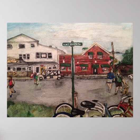 Poster "West Lakeshore Drive" Kelley's Island, Ohio (Devant)