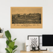 Poster West Lebanon, NH Panoramic Map - 1889 (Bureau à domicile)