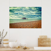 POSTER WEST PIER - BRIGHTON & HOW, EAST SUSSEX (Cuisine)