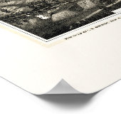 Poster West Randolph, VT Carte panoramique - 1886 (Coin)