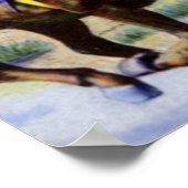 Poster West Texas Bull Dogging Hereford Steer (Coin)