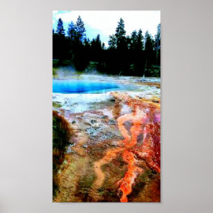 Poster West Thumb Yellowstone Park