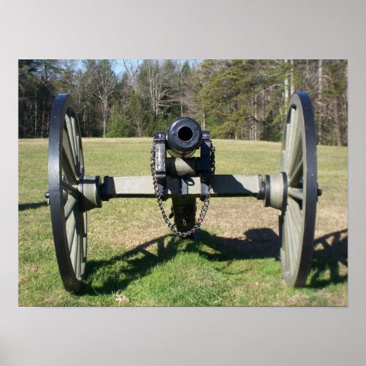 Poster West Virginia Civil War Union Cannon Imprimer (Devant)