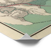 Poster Westchester, villes de Pelham (Coin)