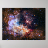 Poster Westerlund 2 — Télescope spatial Hubble (Devant)
