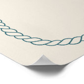 Poster Western Cowboy Boots Horseshoe Wedding Welcome (Coin)