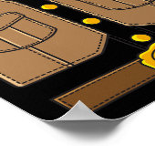 Poster Western Cowboy Halloween Garçons Enfants (Coin)