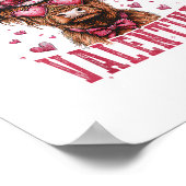 Poster Western Howdy Highland Cow Valentines Day Highland (Coin)