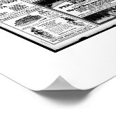 Poster Western Maryland Railway Réimpression touristique (Coin)