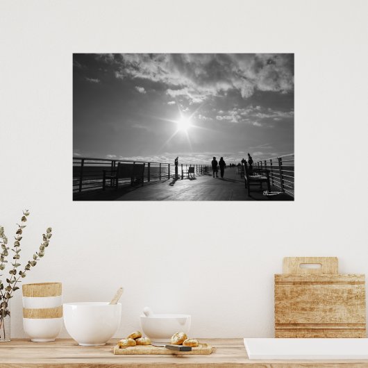 Poster Western Pier Angle (Cuisine)