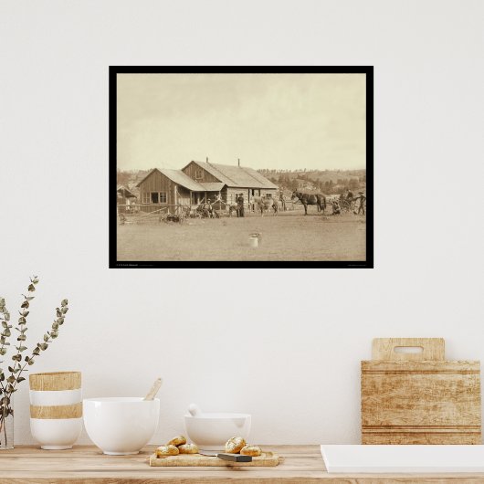 Poster Western Ranch House SD 1888 (Cuisine)