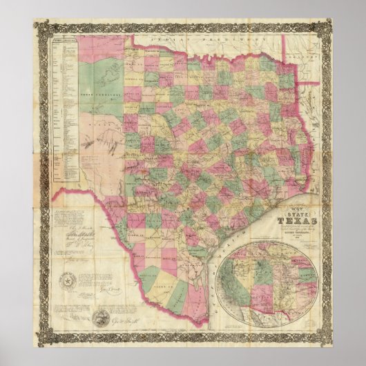 Poster Western Texas (Devant)