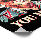 Poster Western Trump Cowboy Vous Avez Manqué American Fla (Coin)