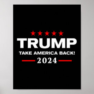 Poster Western Trump Cowboy Vous Avez Manqué Trump 2024 U