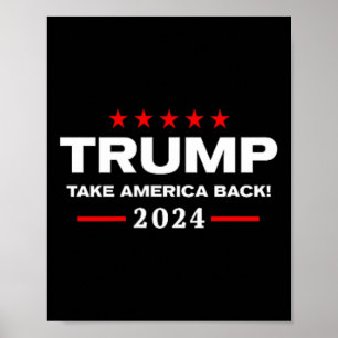 Poster Western Trump Cowboy Vous Avez Manqué Trump 2024 U