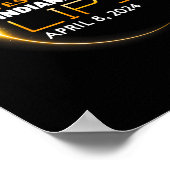 Poster Westfield Indiana Total Solar Eclipse 2024 (Coin)