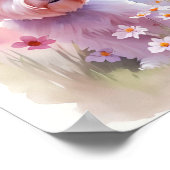 Poster Westie Aquarelle Portrait 1 (Coin)