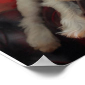Poster Westie au repos (Coin)