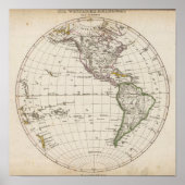 Poster Westl Halbkugel (Devant)