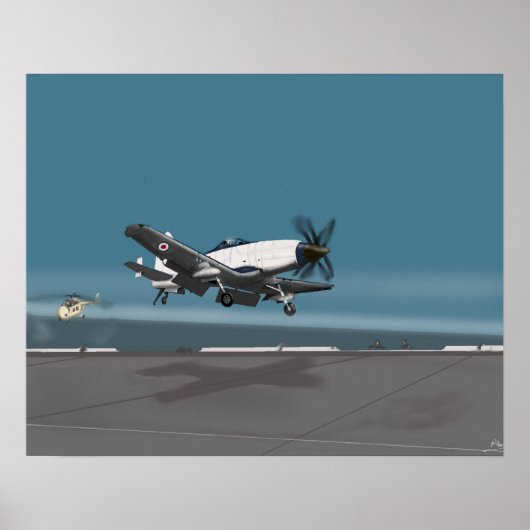 Poster Westland Wyvern (Devant)