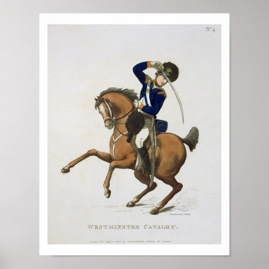Poster Westminster Cavalry Volunteer, plaque 4 de 'Loyal (Devant)