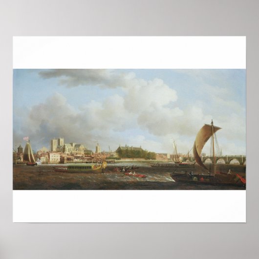 Poster Westminster de Lambeth, avec l'écorce cérémonielle (Devant)
