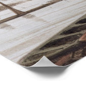 Poster Westminster du pont Waterloo, comprenant (Coin)