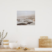 Poster Westminster du pont Waterloo, comprenant (Cuisine)