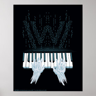 Poster Westworld   Mains Android Sur Piano Joueur