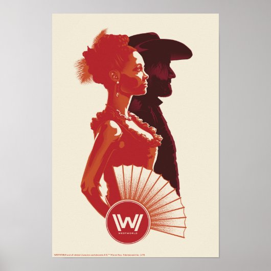 Poster Westworld | Portrait du crayon maeve et hector (Devant)