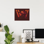 Poster Westworld | Wyatt À Fusil Sur Logo (Bureau à domicile)