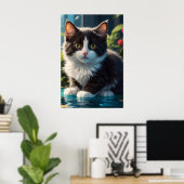 Poster *~* Wet AP68 2:3 Chat Feline Kitten Kitty Sweet (Bureau à domicile)
