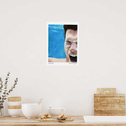 Poster Wet Scream par Lee Vandergrift (Cuisine)