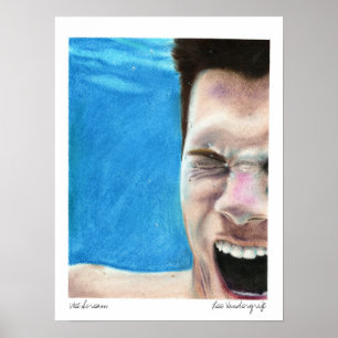 Poster Wet Scream par Lee Vandergrift