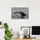 Poster, Whale Fluke, Monterey Poster (Thuiskantoor)