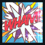 Poster WHAM Fun Retro Comic Book Pop Art<br><div class="desc">Un design amusant,  cool et tendance rétro de bande dessinée pop art inspiré de l'art qui met le wham,  zap,  pow dans votre journée. Le cadeau parfait pour les super-héros,  vos amis,  votre famille ou comme un régal pour vous-même. Conçu par ComicBookPop© à l'adresse www.zazzle.com/comicbookpop*</div>