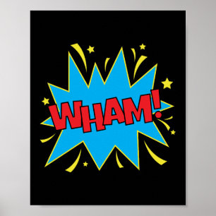 Poster Wham ! Impact comique sur les pop-arts