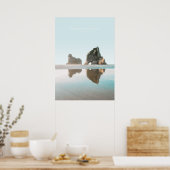 Poster Wharariki Beach, New Zealand Travel Artwork (Cuisine)