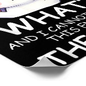 Poster What &amp; I Cannot Stress This Enough The Fck Sig (Coin)