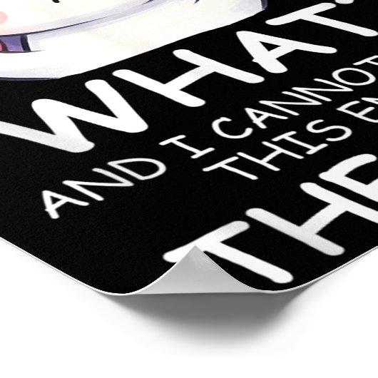 Poster What &amp; I Cannot Stress This Enough The Fck Sig (Coin)