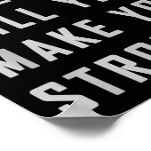 Poster What Doesn't Kill You Make You Stronger Motivation (Coin)