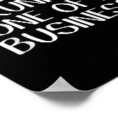 Poster What I Do Drunk Is None Of My Business  (Coin)