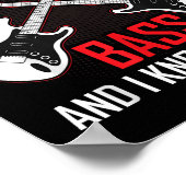 Poster What I Do I Play B And I Know Things B Guitarist  (Coin)
