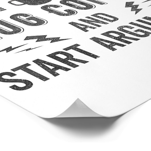 Poster What My Mouth Do Chug Coffee And Start Arguments  (Coin)