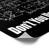 Poster What Part Of Don't You Understand Funny Math Teach (Coin)